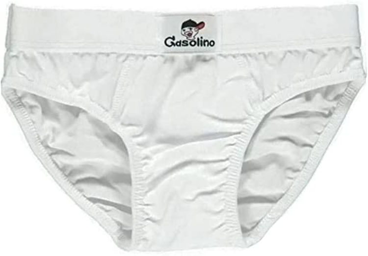 Picture of GASOLINO- CHILD BRIEF / PANTIES IN WHITE COLOUR -COTTON